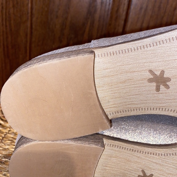 Splendid Petunia Shimmer Metallic Gold Booties-Fine Leather-Women Size 10 - Picture 12 of 13